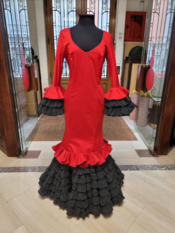 T 44. Outlet de Vestidos de Flamenca. Mod. Alhambra. Talla 44